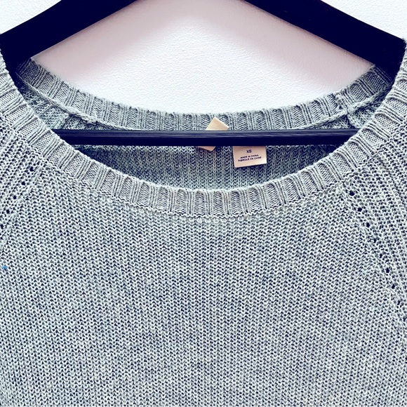 Anthropologie Moth Pasadena Mint Green Gray Tunic Sweater Size XS - Picture 4 of 10